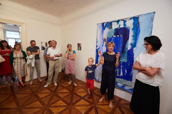 Ins Freie Festival: Eröffnung Veronika Dirnhofer „Wir alle hoffen auf dieses Meer und dieses Land“ & „FreundInnen reisen gemeinsam“ (22.6. – 7.7.2018, Galerie 3) http://www.galerie3.com/archiv/ins-freie-2018/ | Foto: Johannes Puch Foto: Puch Johannes
