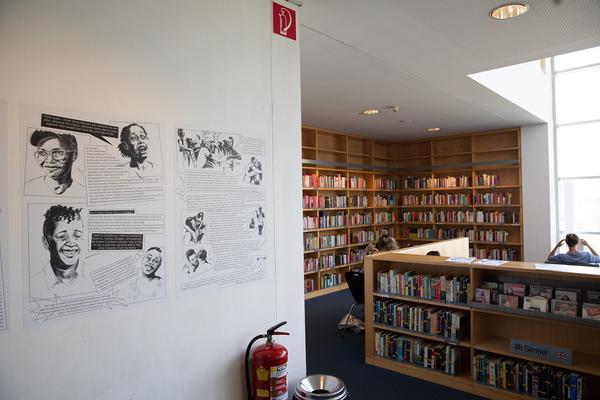 Hauptbücherei: Into the City: Petja Dimitova @ Archipelago – De la créolité à la diversalité (29.5 - 16.6.2018) https://esel.at/termin/97003 | Foto: eSeL Foto: eSeL.at - Lorenz Seidler