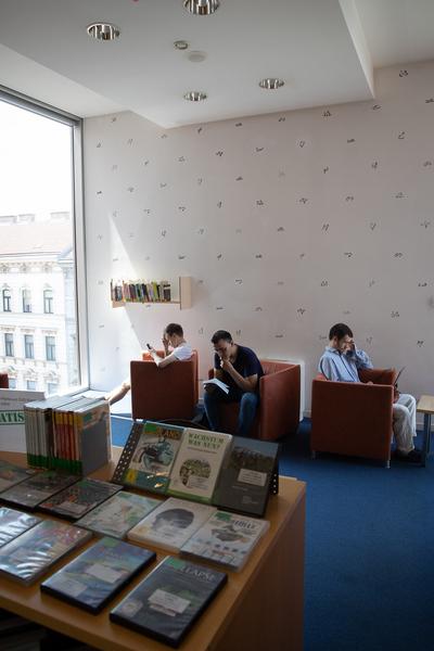Hauptbücherei: Into the City: Archipelago – De la créolité à la diversalité (29.5 - 16.6.2018) https://esel.at/termin/97003 | Foto: eSeL Foto: eSeL.at - Lorenz Seidler