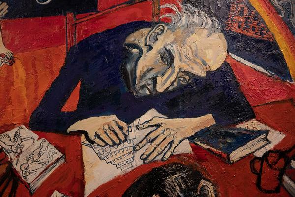 Gemäldegalerie @ Theatermuseum: Maxim Kantor im Gespräch mit Eva Blimlinger und Wolfgang Kos (21.11.2018) https://2018.viennaartweek.at/de/program/talk-maxim-kantor-eva-blimlinger-und-wolfgang-kos | Foto: eSeL Foto: eSeL.at - Lorenz Seidler