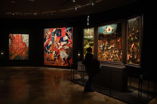 Gemäldegalerie @ Theatermuseum: Maxim Kantor im Gespräch mit Eva Blimlinger und Wolfgang Kos (21.11.2018) https://2018.viennaartweek.at/de/program/talk-maxim-kantor-eva-blimlinger-und-wolfgang-kos | Foto: eSeL Foto: eSeL.at - Lorenz Seidler