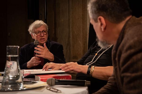 Gemäldegalerie @ Theatermuseum: Maxim Kantor im Gespräch mit Eva Blimlinger und Wolfgang Kos (21.11.2018) https://2018.viennaartweek.at/de/program/talk-maxim-kantor-eva-blimlinger-und-wolfgang-kos | Foto: eSeL Foto: eSeL.at - Lorenz Seidler