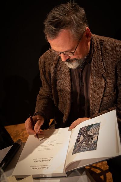 Gemäldegalerie @ Theatermuseum: Maxim Kantor im Gespräch mit Eva Blimlinger und Wolfgang Kos (21.11.2018) https://2018.viennaartweek.at/de/program/talk-maxim-kantor-eva-blimlinger-und-wolfgang-kos | Foto: eSeL Foto: eSeL.at - Lorenz Seidler