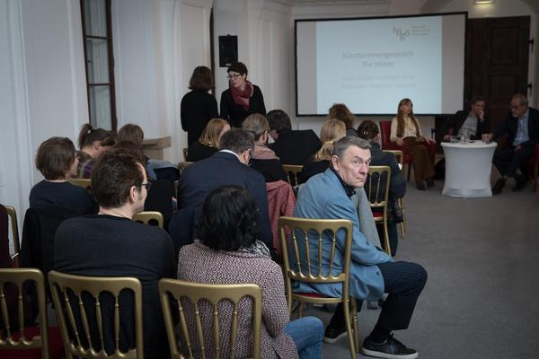 Haus der Geschichte Österreich: Künstlerinnengespräch Susan Philipsz und Kaspar König (12.3.2018, Nationalbibliothek) http://hdgoe.at | Foto: eSeL.at - Lorenz Seidler Foto: eSeL.at - Lorenz Seidler