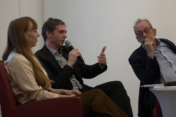 Haus der Geschichte Österreich: Künstlerinnengespräch Susan Philipsz und Kaspar König (12.3.2018, Nationalbibliothek) http://hdgoe.at | Foto: eSeL.at - Lorenz Seidler Foto: eSeL.at - Lorenz Seidler