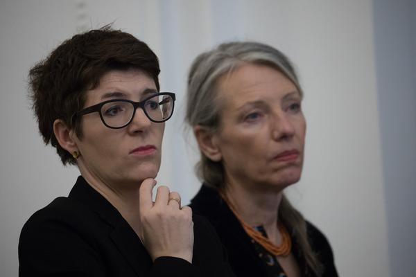Haus der Geschichte Österreich: Künstlerinnengespräch Susan Philipsz und Kaspar König (12.3.2018, Nationalbibliothek) http://hdgoe.at | Foto: eSeL.at - Lorenz Seidler Foto: eSeL.at - Lorenz Seidler