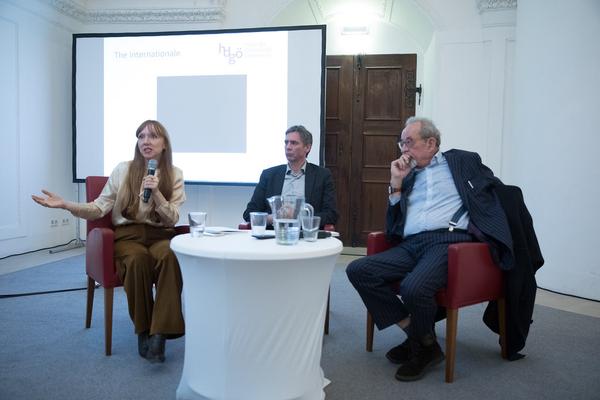 Haus der Geschichte Österreich: Künstlerinnengespräch Susan Philipsz und Kaspar König (12.3.2018, Nationalbibliothek) http://hdgoe.at | Foto: eSeL.at - Lorenz Seidler Foto: eSeL.at - Lorenz Seidler