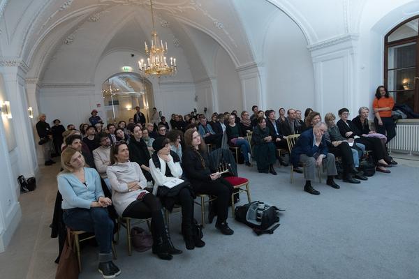 Haus der Geschichte Österreich: Künstlerinnengespräch Susan Philipsz und Kaspar König (12.3.2018, Nationalbibliothek) http://hdgoe.at | Foto: eSeL.at - Lorenz Seidler Foto: eSeL.at - Lorenz Seidler