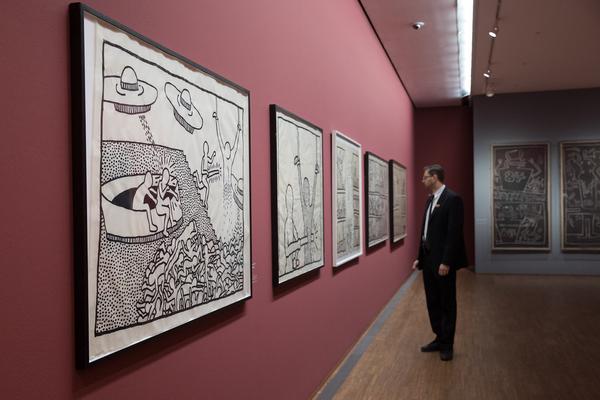 Albertina: Keith Haring - The Alphabet (16.3. - 24.6.3018, Presserundgang) https://albertina.at/ausstellungen/haring Foto: eSeL Foto: eSeL.at - Lorenz Seidler