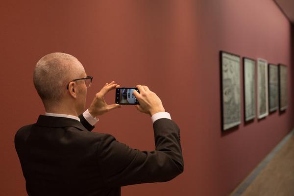 Albertina: Keith Haring - The Alphabet (16.3. - 24.6.3018, Presserundgang) https://albertina.at/ausstellungen/haring Foto: eSeL Foto: eSeL.at - Lorenz Seidler