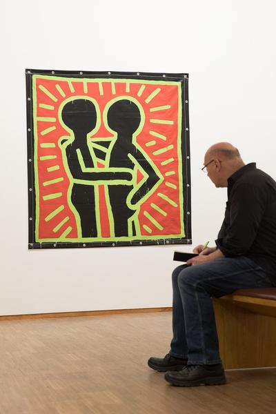 Albertina: Keith Haring - The Alphabet (16.3. - 24.6.3018, Presserundgang) https://albertina.at/ausstellungen/haring Foto: eSeL Foto: eSeL.at - Lorenz Seidler