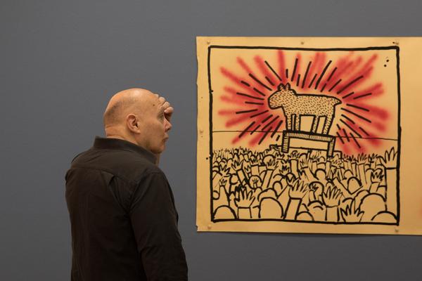 Albertina: Keith Haring - The Alphabet (16.3. - 24.6.3018, Presserundgang) https://albertina.at/ausstellungen/haring Foto: eSeL Foto: eSeL.at - Lorenz Seidler