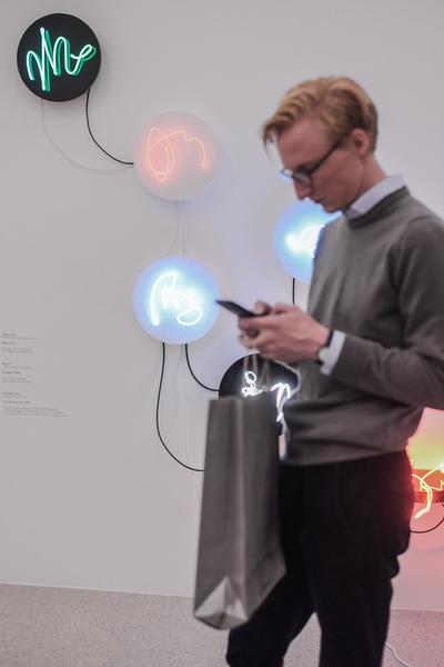 mumok: Klassentreffen. Werke aus der Sammlung Gaby und Wilhelm Schürmann (23.6. - 11.11.2018, Presseführung) https://www.mumok.at/de/events/doppelleben | Foto: eSeL Foto: eSeL.at - Joanna Pianka