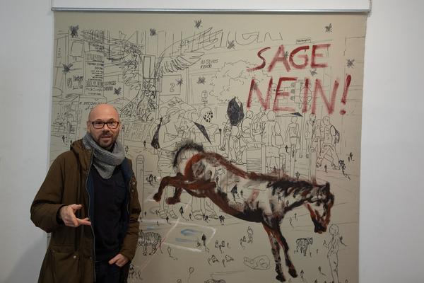 Kroatisches Zentrum: Klaus Ludwig Kerstinger: Manege Leben! (21.11.2018 - 11.1.2019) https://esel.at/termin/99033 | Foto: eSeL Foto: eSeL.at - Lorenz Seidler