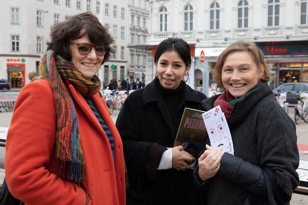 KOER: Françoise Schein - "Wiener Bankett der Menschenrechte und ihre HüterInnen" (Mariahilfer Straße / MQ, 24.11.2018) https://esel.cc/KOER_FrancoiseSchein | Foto: eSeL Foto: eSeL.at - Lorenz Seidler