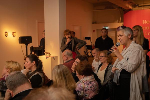 Österr. Gesellschaft für Kulturpolitik: Kulturpolitische Gespräche - Matthias Dusini im Gespräch mit Veronica Kaup-Hasler & Thomas Drozda (13.11.2018) https://esel.cc/kulturpolitik_drozda-kauphasler | Foto: eSeL Foto: eSeL.at - Lorenz Seidler