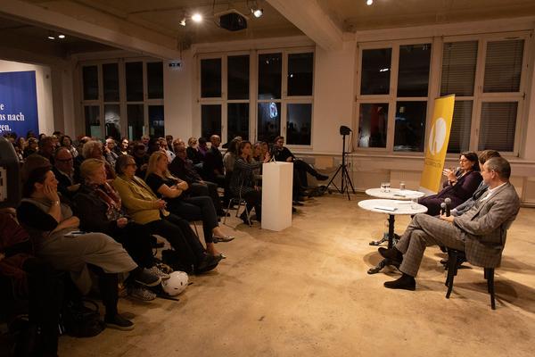 Österr. Gesellschaft für Kulturpolitik: Kulturpolitische Gespräche - Matthias Dusini im Gespräch mit Veronica Kaup-Hasler & Thomas Drozda (13.11.2018) https://esel.cc/kulturpolitik_drozda-kauphasler | Foto: eSeL Foto: eSeL.at - Lorenz Seidler