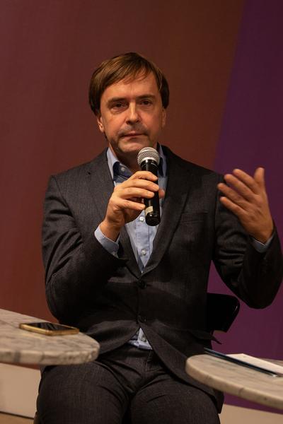 Österr. Gesellschaft für Kulturpolitik: Kulturpolitische Gespräche - Matthias Dusini im Gespräch mit Veronica Kaup-Hasler & Thomas Drozda (13.11.2018) https://esel.cc/kulturpolitik_drozda-kauphasler | Foto: eSeL Foto: eSeL.at - Lorenz Seidler