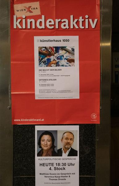 Österr. Gesellschaft für Kulturpolitik: Kulturpolitische Gespräche - Matthias Dusini im Gespräch mit Veronica Kaup-Hasler & Thomas Drozda (13.11.2018) https://esel.cc/kulturpolitik_drozda-kauphasler | Foto: eSeL Foto: eSeL.at - Lorenz Seidler