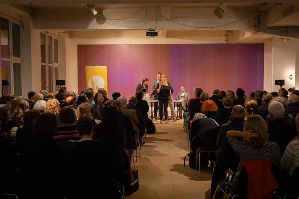 Österr. Gesellschaft für Kulturpolitik: Kulturpolitische Gespräche - Matthias Dusini im Gespräch mit Veronica Kaup-Hasler & Thomas Drozda (13.11.2018) https://esel.cc/kulturpolitik_drozda-kauphasler | Foto: eSeL Foto: eSeL.at - Lorenz Seidler