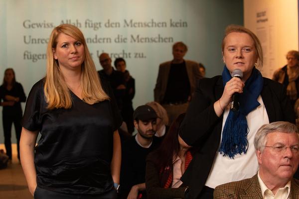 Österr. Gesellschaft für Kulturpolitik: Kulturpolitische Gespräche - Matthias Dusini im Gespräch mit Veronica Kaup-Hasler & Thomas Drozda (13.11.2018) https://esel.cc/kulturpolitik_drozda-kauphasler | Foto: eSeL Foto: eSeL.at - Lorenz Seidler