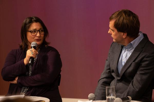 Österr. Gesellschaft für Kulturpolitik: Kulturpolitische Gespräche - Matthias Dusini im Gespräch mit Veronica Kaup-Hasler & Thomas Drozda (13.11.2018) https://esel.cc/kulturpolitik_drozda-kauphasler | Foto: eSeL Foto: eSeL.at - Lorenz Seidler