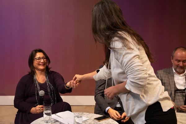 Österr. Gesellschaft für Kulturpolitik: Kulturpolitische Gespräche - Matthias Dusini im Gespräch mit Veronica Kaup-Hasler & Thomas Drozda (13.11.2018) https://esel.cc/kulturpolitik_drozda-kauphasler | Foto: eSeL Foto: eSeL.at - Lorenz Seidler