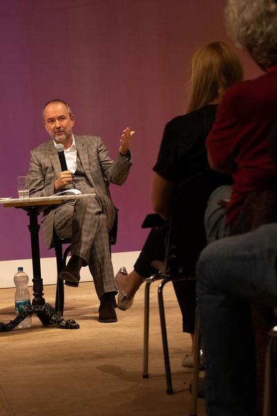 Österr. Gesellschaft für Kulturpolitik: Kulturpolitische Gespräche - Matthias Dusini im Gespräch mit Veronica Kaup-Hasler & Thomas Drozda (13.11.2018) https://esel.cc/kulturpolitik_drozda-kauphasler | Foto: eSeL Foto: eSeL.at - Lorenz Seidler