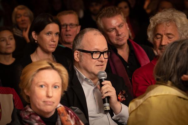 Österr. Gesellschaft für Kulturpolitik: Kulturpolitische Gespräche - Matthias Dusini im Gespräch mit Veronica Kaup-Hasler & Thomas Drozda (13.11.2018) https://esel.cc/kulturpolitik_drozda-kauphasler | Foto: eSeL Foto: eSeL.at - Lorenz Seidler