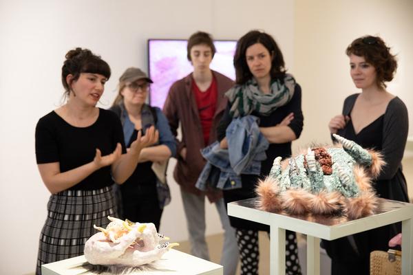 Kunstraum Niederösterreich: Magic Gathering - Kuratorinnenführung (13.4.2018) http://www.kunstraum.net/de/ausstellungen/54-magic-gathering | Foto: eSeL Foto: eSeL.at - Lorenz Seidler