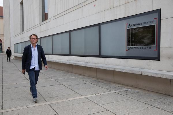 MQ SommerÖffnung  - Leopoldmuseum Podiumsdiskussion Thomas Palme & Günter Brus (17.5.2018) http://mqw.at/sommer | Foto: eSeL Foto: eSeL.at - Lorenz Seidler