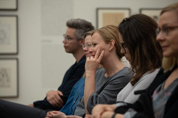 MQ SommerÖffnung  - Leopoldmuseum Podiumsdiskussion Thomas Palme & Günter Brus (17.5.2018) http://mqw.at/sommer | Foto: eSeL Foto: eSeL.at - Lorenz Seidler