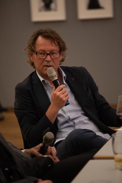 MQ SommerÖffnung  - Leopoldmuseum Podiumsdiskussion Thomas Palme & Günter Brus (17.5.2018) http://mqw.at/sommer | Foto: eSeL Foto: eSeL.at - Lorenz Seidler
