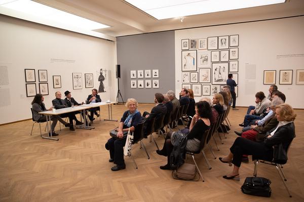 MQ SommerÖffnung  - Leopoldmuseum Podiumsdiskussion Thomas Palme & Günter Brus (17.5.2018) http://mqw.at/sommer | Foto: eSeL Foto: eSeL.at - Lorenz Seidler