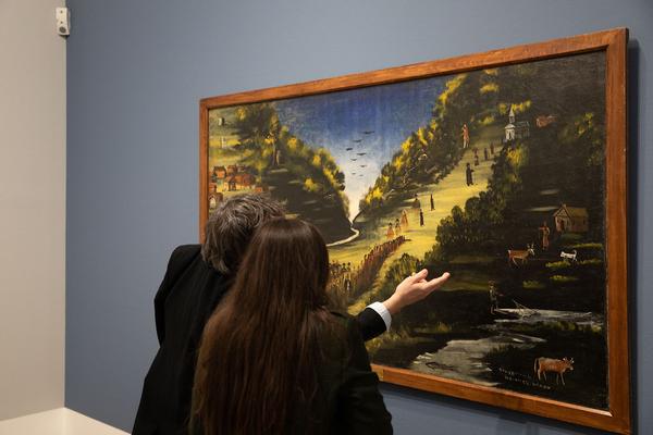 Albertina: Niko Pirosmani (25.10.2018 - 27.1.2019, Pressekonferenz) https://www.albertina.at/ausstellungen/niko-pirosmani | Foto: eSeL Foto: eSeL.at - Lorenz Seidler