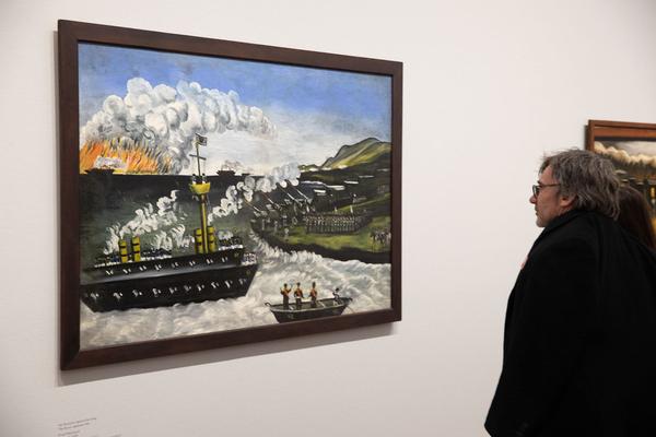Albertina: Niko Pirosmani (25.10.2018 - 27.1.2019, Pressekonferenz) https://www.albertina.at/ausstellungen/niko-pirosmani | Foto: eSeL Foto: eSeL.at - Lorenz Seidler