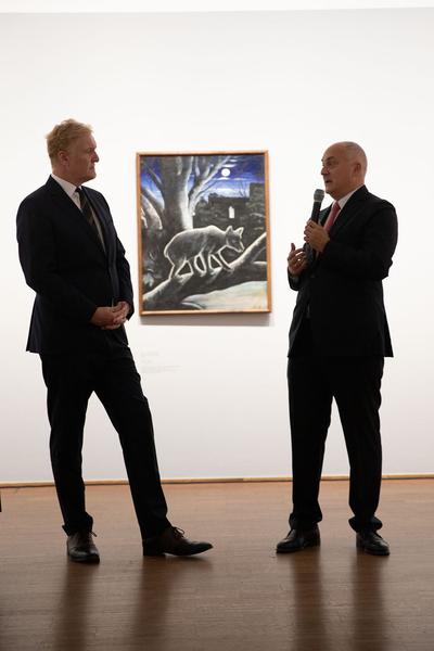 Albertina: Niko Pirosmani (25.10.2018 - 27.1.2019, Pressekonferenz) https://www.albertina.at/ausstellungen/niko-pirosmani | Foto: eSeL Foto: eSeL.at - Lorenz Seidler