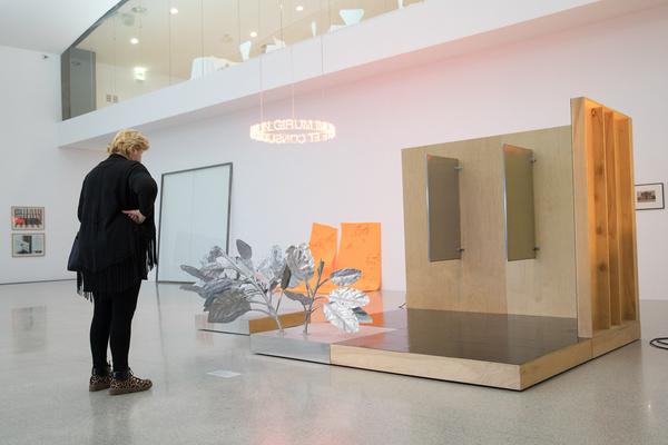 mumok: Optik Schröder II.  Werke aus der Sammlung Alexander Schröder (3.2. - 27.5.2018, Pressekonferenz) https://www.mumok.at/de/events/optik-schroeder-ii | Foto: eSeL Foto: eSeL.at - Lorenz Seidler