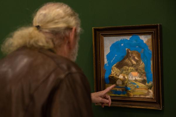 Kunsthalle Krems: Per Kirkeby (25.11.2018 -  10.2.2019) https://www.kunsthalle.at/de/ausstellungen/10-per-kirkeby | Foto: eSeL Foto: eSeL.at - Lorenz Seidler