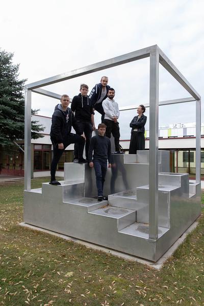 Kunst im öffentlichen Raum Niederösterreich: Bernd Haberl & Sissi Makovec  - Perspektiven auf Kunst. Präsentation () http://publicart.at/de/kalender/?pid=966 | Foto: eSeL Foto: eSeL.at - Lorenz Seidler