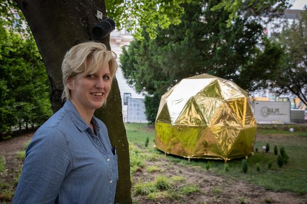 Philipphof Parkside - Glaube Siedlung Hoffnung (17.5. -1.6.2018, Eröffnung) https://www.barbara-ungepflegt.com/arbeiten/philipphof-parkside | Foto: eSeL Foto: eSeL.at - Lorenz Seidler