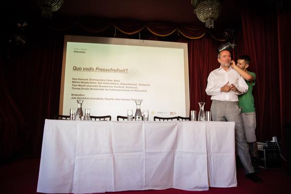 Open Space Diskussion: Quo Vadis Pressefreiheit (Österr. Gesellschaft für Kulturpolitik SPÖ @ Volkstheater Rote Bar, 6.5.2018) http://www.kulturpolitik.at/quo-vadis-pressefreiheit-6-mai-1700-uhr | Foto: eSeL Foto: eSeL.at - Lorenz Seidler