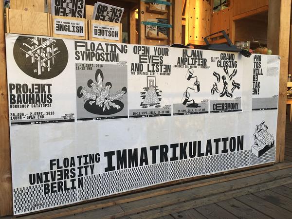 Raumlabor Berlin: Floating University  - Final Weekend (15 & 16.9.2018, Berlin Tempelhof) http://www.floatinguniversity.org | Foto: eSeL