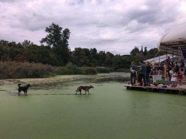Raumlabor Berlin: Floating University  - Final Weekend (15 & 16.9.2018, Berlin Tempelhof) http://www.floatinguniversity.org | Foto: eSeL