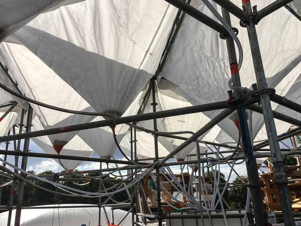 Raumlabor Berlin: Floating University  - Final Weekend (15 & 16.9.2018, Berlin Tempelhof) http://www.floatinguniversity.org | Foto: eSeL
