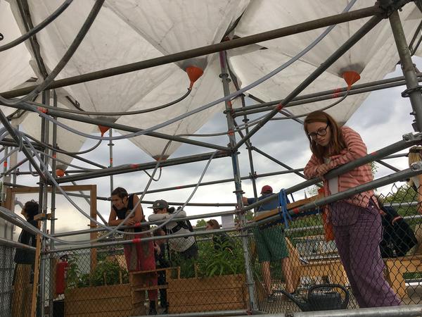 Raumlabor Berlin: Floating University  - Final Weekend (15 & 16.9.2018, Berlin Tempelhof) http://www.floatinguniversity.org | Foto: eSeL