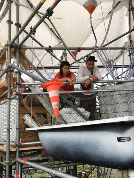 Raumlabor Berlin: Floating University  - Final Weekend (15 & 16.9.2018, Berlin Tempelhof) http://www.floatinguniversity.org | Foto: eSeL