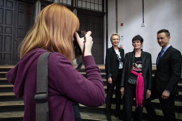 Renate Bertlmann - Pressekonferenz  Austrian Pavillon @ La Biennale di Venezia (Semperdepot, 8.5.2018) http://biennalearte.at | Foto: eSeL Foto: eSeL.at - Lorenz Seidler