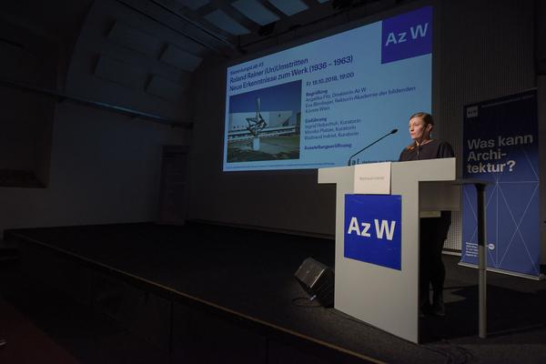 AzW: Roland Rainer. (Un)­Um­strit­ten. Neue Er­kennt­nisse zum Werk 1936–1963 (20.10. – 10.12.2018, Eröffnung) https://www.azw.at/de/termin/roland-rainer-unumstritten | Foto: eSeL - Joanna Pianka Foto: eSeL.at - Joanna Pianka