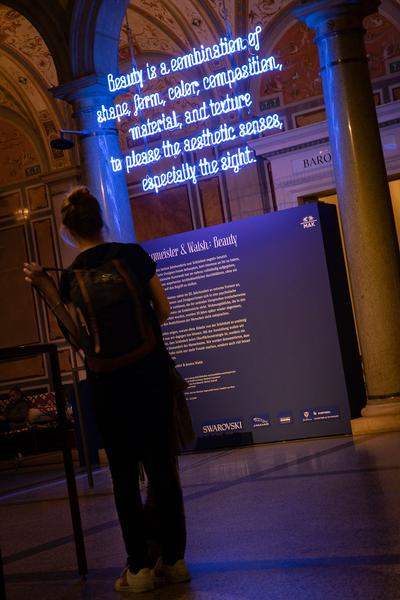 MAK: Sagmeister / Walsh - BEAUTY (24.10. - 31.3.2018, Presserundgang)https://www.mak.at/sagmeister_walsh | Foto: eSeL Foto: eSeL.at - Lorenz Seidler